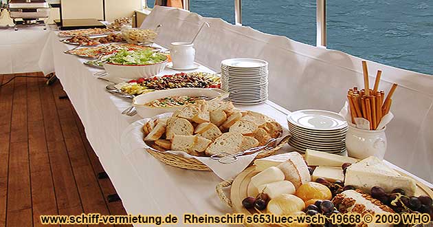 Rheinschiff s653luec-wsch - Kaltes Buffet