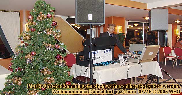 Betriebsweihnachtsfeier Weihnachtsfeier bei Kln, Leverkusen-Wiesdorf, Monheim, Neuss, Dsseldorf, Krefeld-Uerdingen am Rhein.